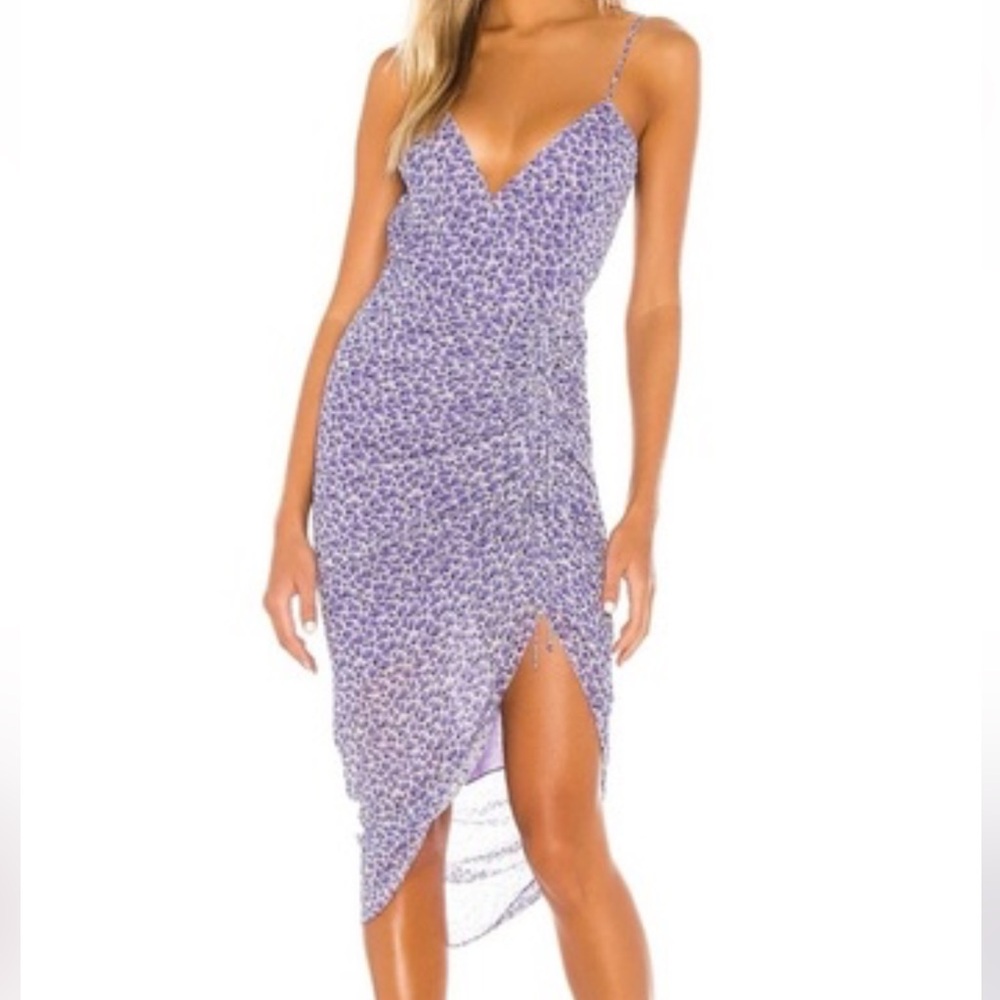 Karina Grimaldi asymmetrical midi dress, size XS